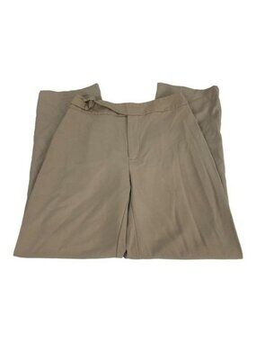 Briggs New York Womens Khaki Dress Pants Size 4 Polyester/Rayon Blend